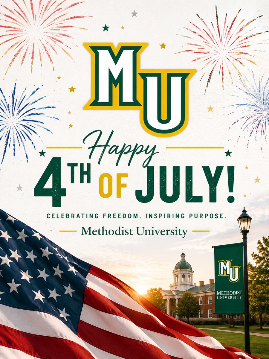 Methodist University FB tweet media