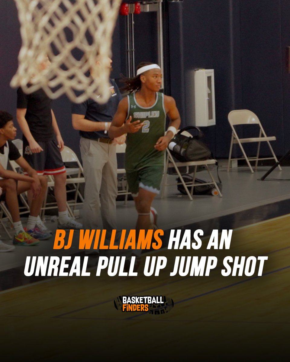 BBallFinders's tweet photo. 2029 6’4” G BJ Williams (@Bjwilliamss1) was a standout at the Mid Atlantic Independent Team Camp. 

He consistently made an impact on both ends of the court, showcased his ability to score from three levels, & excelled in the mid-range. 

Williams has the personality to be a lead guard - talked on both ends, was unselfish, and competed. 

Once he fills out he’ll be one of the top prospects in his class.