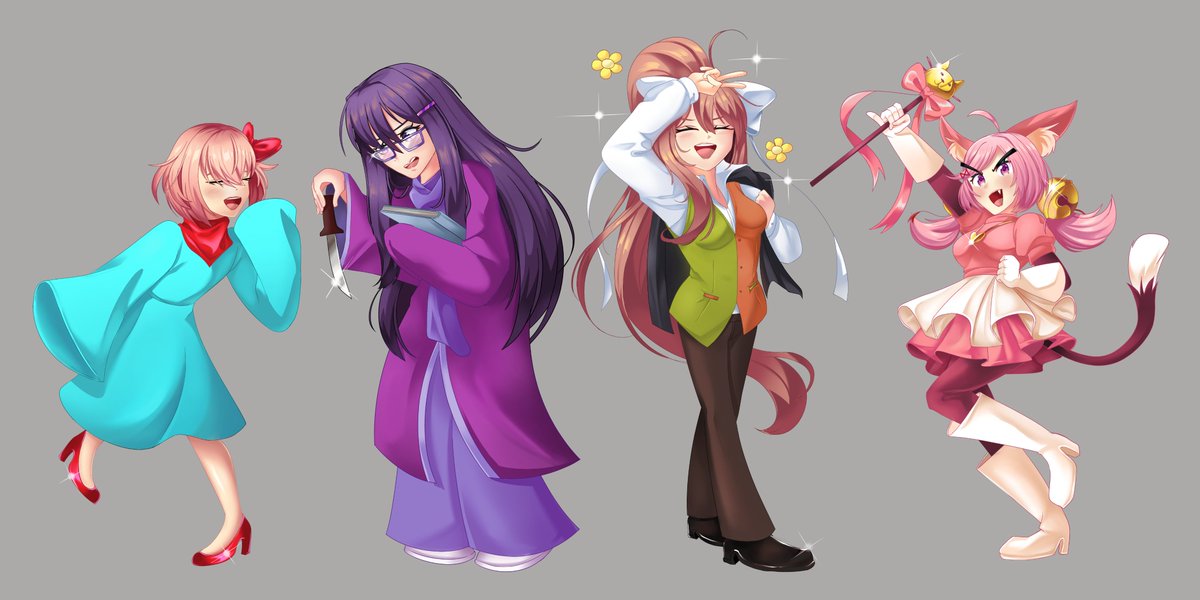 whatvzze's tweet photo. upkeeping the tradition

#deltarunefanart  #ddlc https://t.co/5b8WAOoYGS