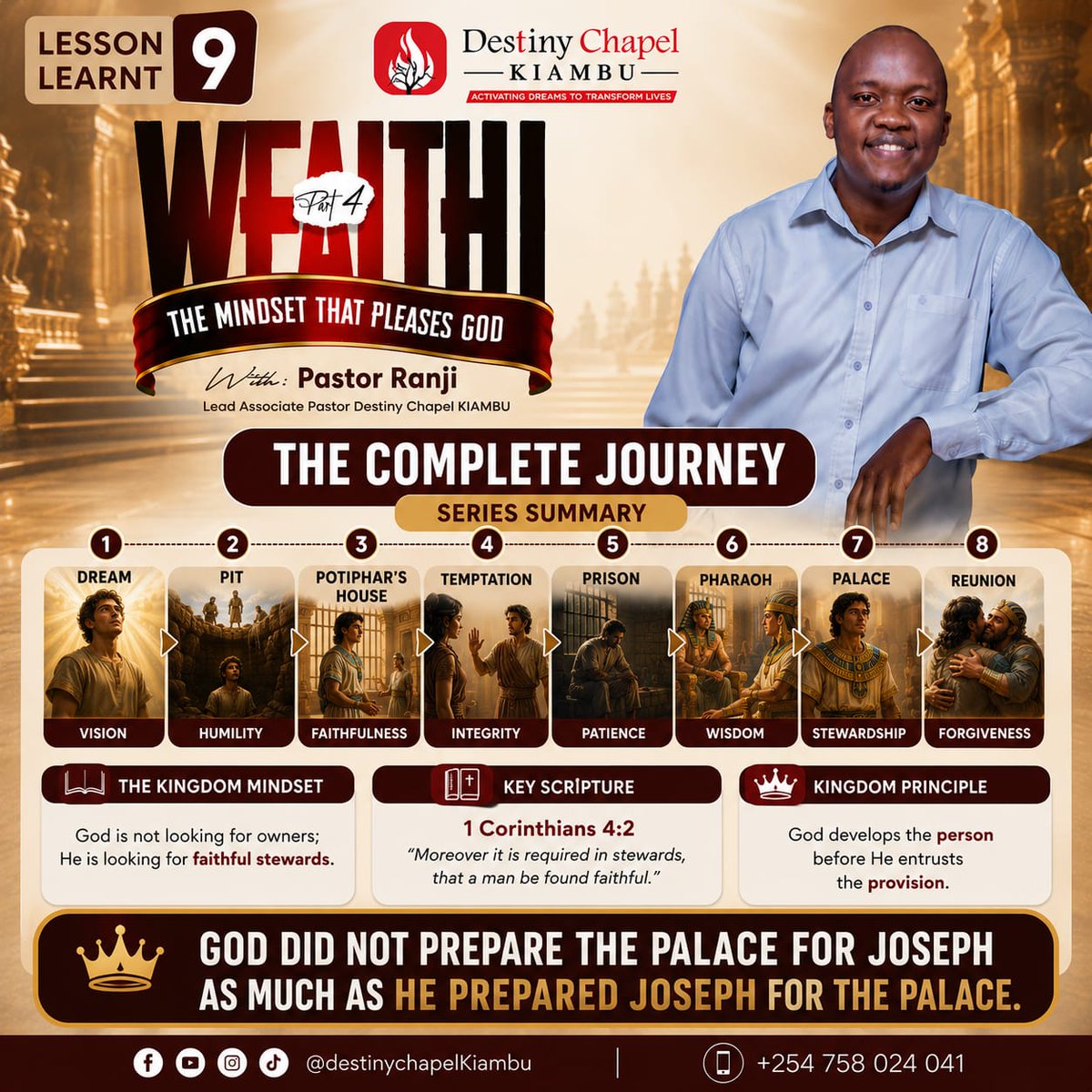 DestinyKiambu's tweet photo. Nuggets of wisdom #DestinyChapelKimabu #WealthMindset #FaithInAction https://t.co/aFZco4Uo6W
