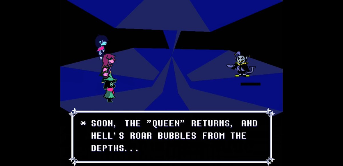 I've been thinking. Why would Jevil mention chapter 2's boss in the ...