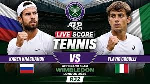 DomiziLa's tweet photo. ** Wimbledon ATP **
#Cobolli vs #Khachanov ( 0-6 / 7-6 / 6-7 / 6-2 / 6-2 )
Un buon #Flavio al 75% delle sue capacità riesce a prevalere sul russo #Khachianov‼️
Nella prossima sfida se la vedrà con Alex de Minaur!🤞
Auguriamoci che agli ottavi tutto proceda bene‼️😉 https://t.co/nTuO0ohcmF