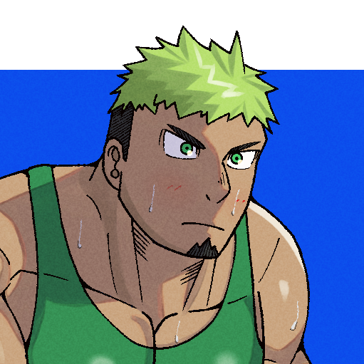 messiah_neko's tweet photo. 野郎フェスオンライン企画ということで、先日投稿したタウラスマスク・ダイスケのイラストをポストカードとして印刷できるようにネットプリントに登録してあります〜
以下のQRコードをダウンロード、または番号「XEJJ4LYH79」をメモして、ファミマかローソンの機械でプリントしてみてください！ https://t.co/P0hNxzhtKN