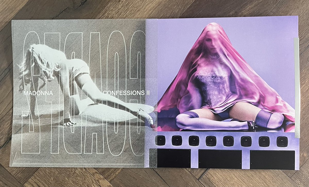 The_rebelhearts's tweet photo. All my Madonna website items just arrived but this one , deluxe 2lp set with premium packaging is my favourite 😍#ConfessionsII #Madonna https://t.co/8wkf0fUv8O
