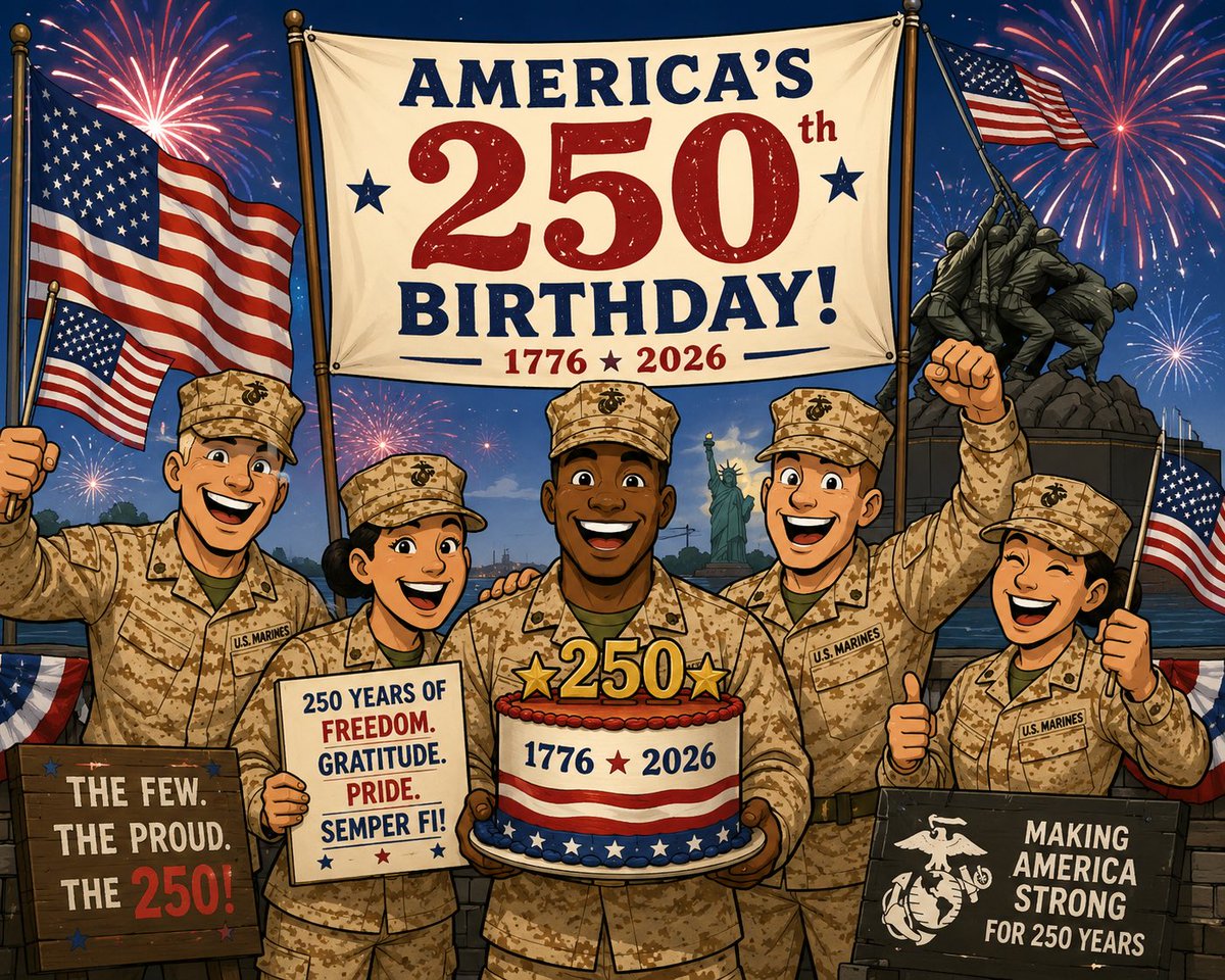 Gunny_Mark's tweet photo. Happy Birthday America!!🇺🇸🎉🇺🇸🎉 https://t.co/jiTs8UzlAo