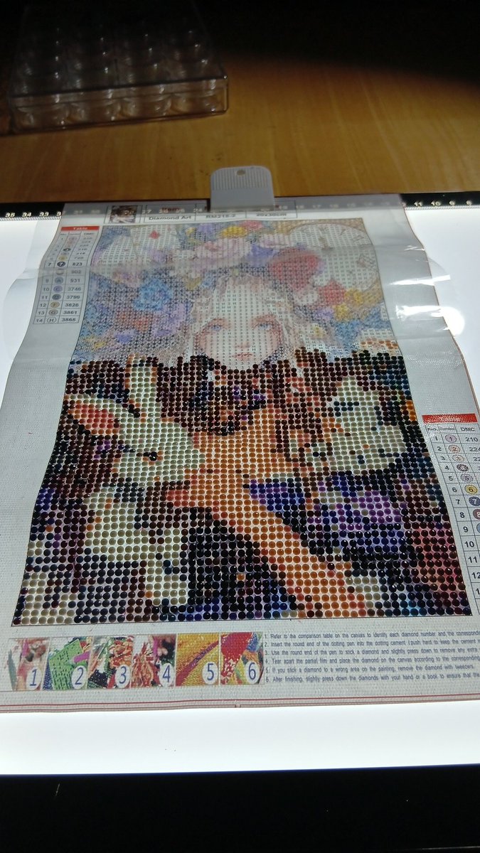 今日はここまで(｀-ω-´)✧ｷﾘｯ #ダイヤモンドアート #DA #不思議の国の