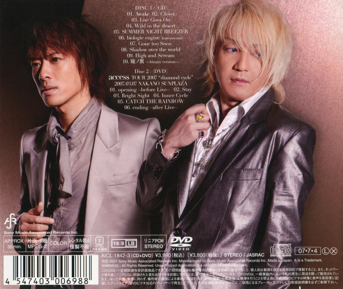 2007/07/04】access 6th ALBUM 