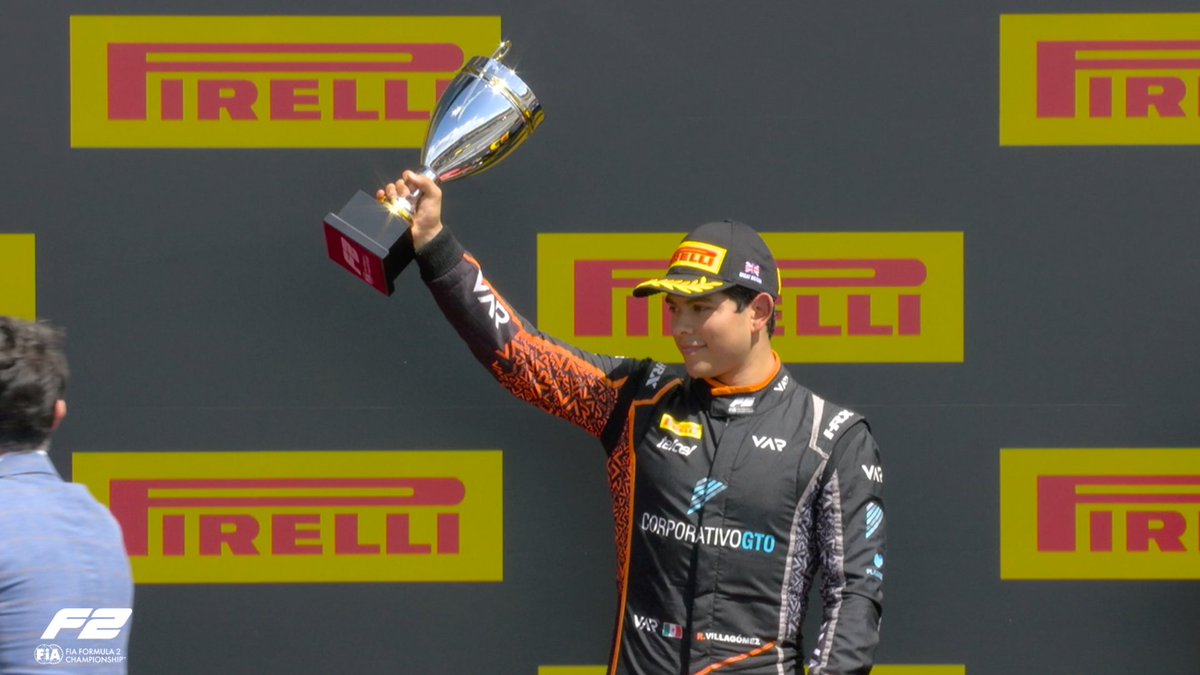 Formula2's tweet photo. Back-to-back Sprint Race podiums for Rafael Villagomez 👏

P3 in Spielberg, P3 at Silverstone 🥉🏆

#F2 #BritishGP https://t.co/wwdnzT4cmk