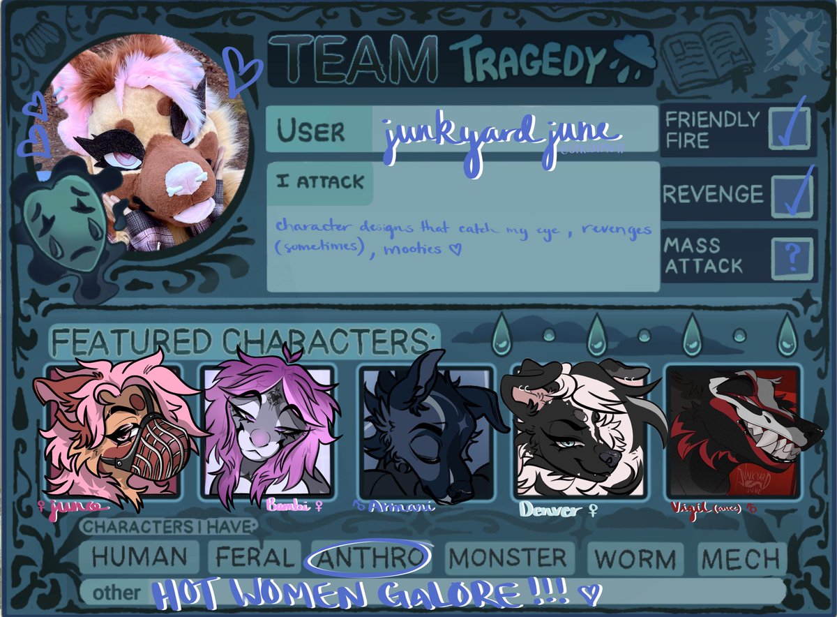 STR33TMUTT's tweet photo. I just realized I put the wrong user 😭
But COME ATTACK ME ON ARTFIGHT!!!! I dare you~

User is STR33TMUTT 👈👈👈
See you there!

#artfight #artfight2026 #furryartist #furryart https://t.co/fv2WCbAzGi