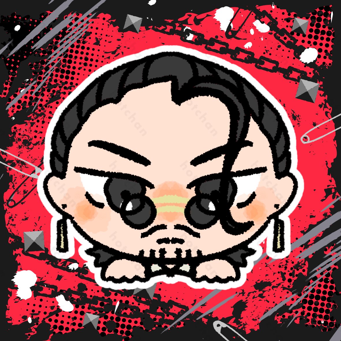 おろ？！似顔絵描いてくれてる〜ありがとう🐯！！