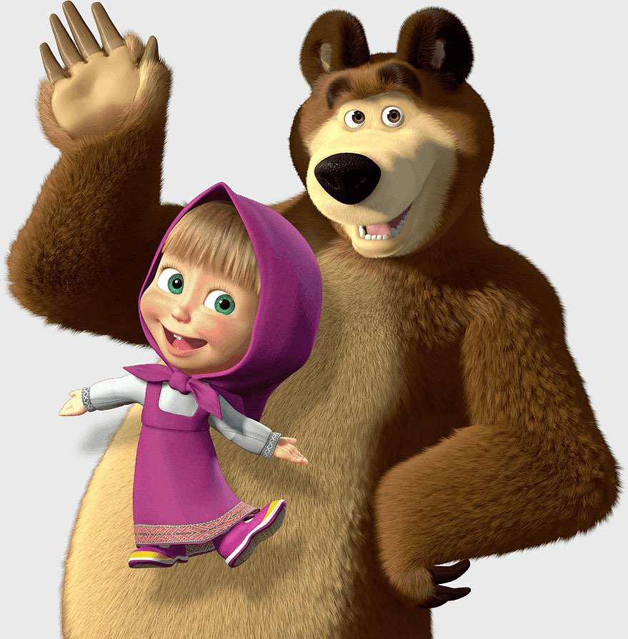 Poulin2012's tweet photo. Selon une cinquantaine de députés britanniques , ce cartoon Masha &amp; the Bear est de la propagande du Kremlin. 

Cest tout pour le moment. 

🤡 https://t.co/00t2GdiJ10