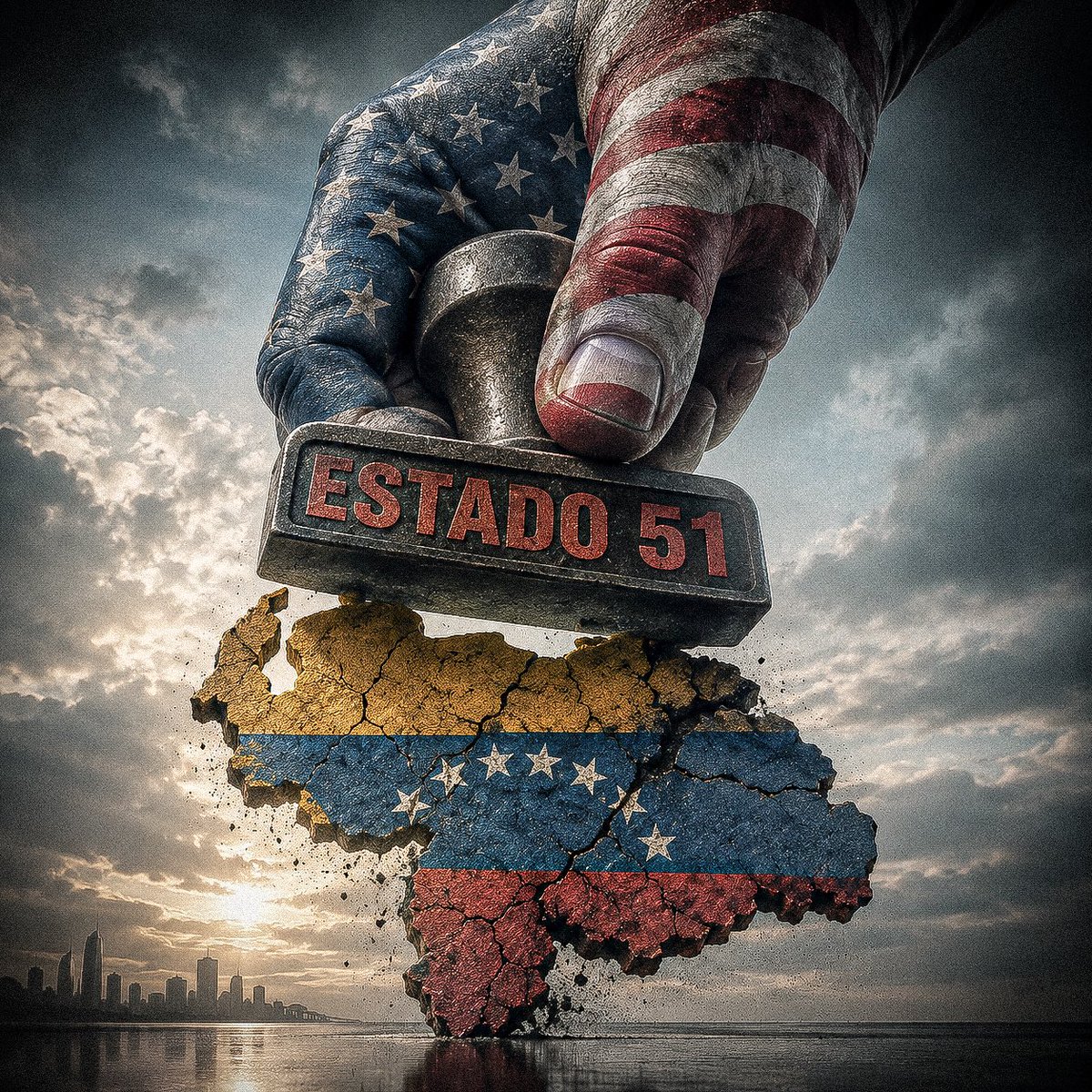 DrWilfredoBello's tweet photo. “ESTADO 51”… CUIDADO:

Hoy, una de las opiniones más PELIGROSAS que usted puede expresar en redes sociales es OPONERSE a que Venezuela sea convertida en el ESTADO 51 de los Estados Unidos. https://t.co/OuOJHo9nki