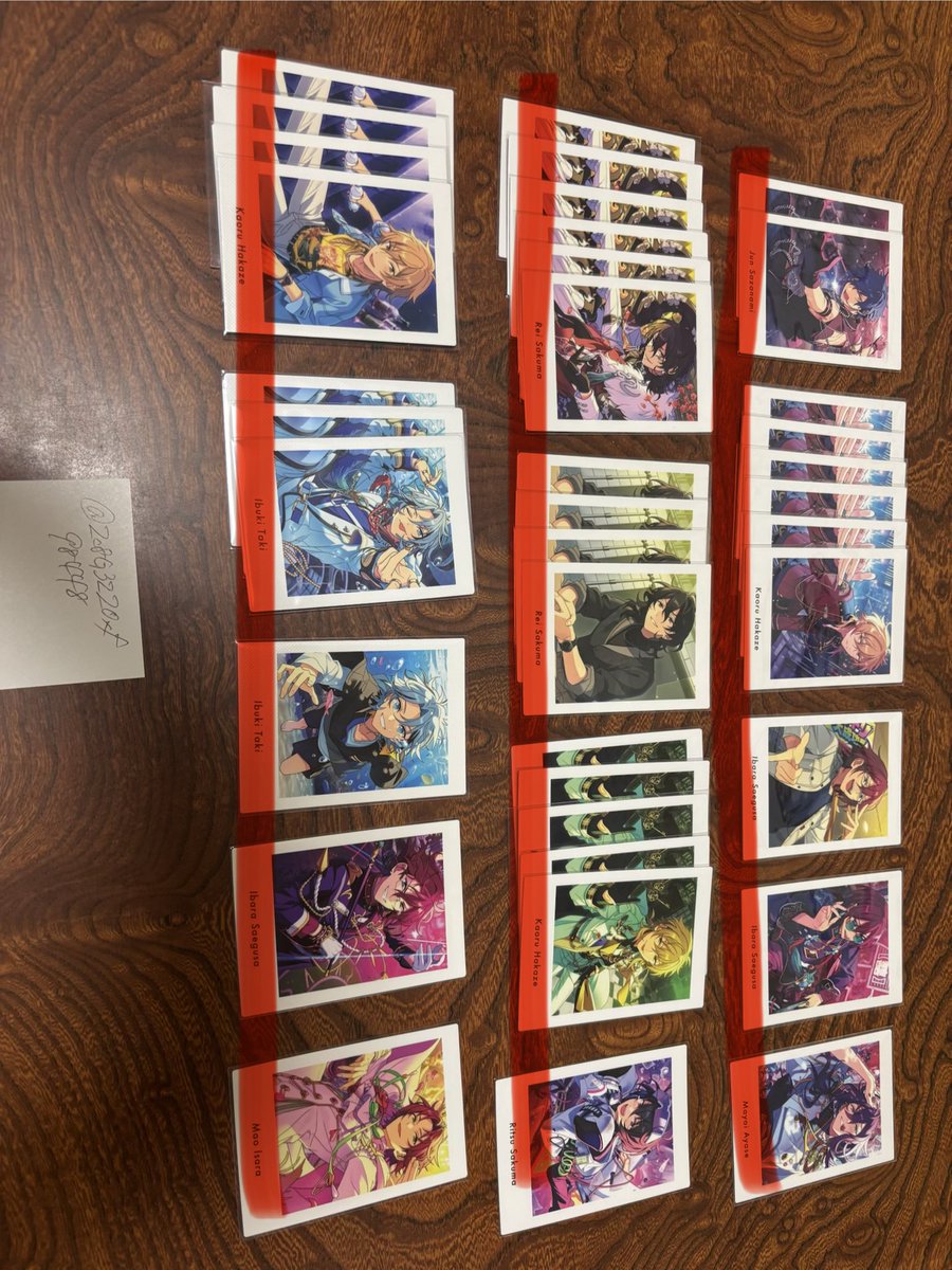 Zc8G3Z2Oxf98448's tweet photo. あんスタ　ぱしゃっつ　交換　10周年　vol.6

譲　画像1〜
求　最終画像記載

7/11.12モレラ岐阜ライブビューイング手渡しのみの募集

検索からもお気軽にお声がけください！ https://t.co/tjWwA5567g