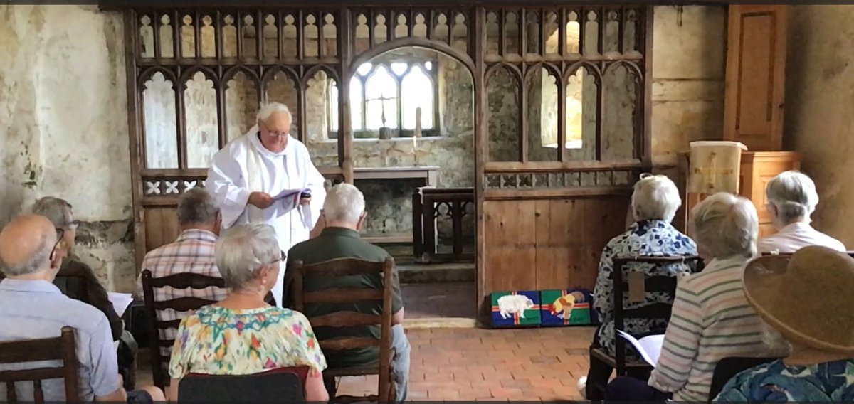 SpiritoSutterby's tweet photo. On Saturday 27th June 2026 we held our annual Patronal Day celebration at St John the Baptist, Sutterby. Father Peter Coates did a grand job leading the celebration &amp; the congregation was in fine voice. Refreshments at Langton Village Hall including birthday cake for Kate Witney https://t.co/o5d2hI96U5