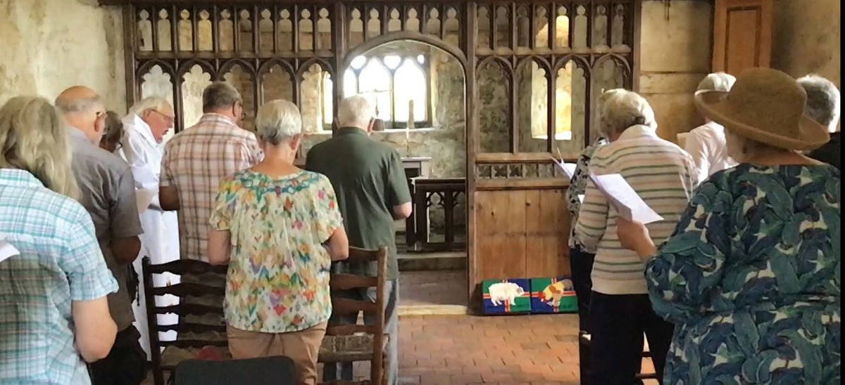 SpiritoSutterby's tweet photo. On Saturday 27th June 2026 we held our annual Patronal Day celebration at St John the Baptist, Sutterby. Father Peter Coates did a grand job leading the celebration &amp; the congregation was in fine voice. Refreshments at Langton Village Hall including birthday cake for Kate Witney https://t.co/o5d2hI96U5