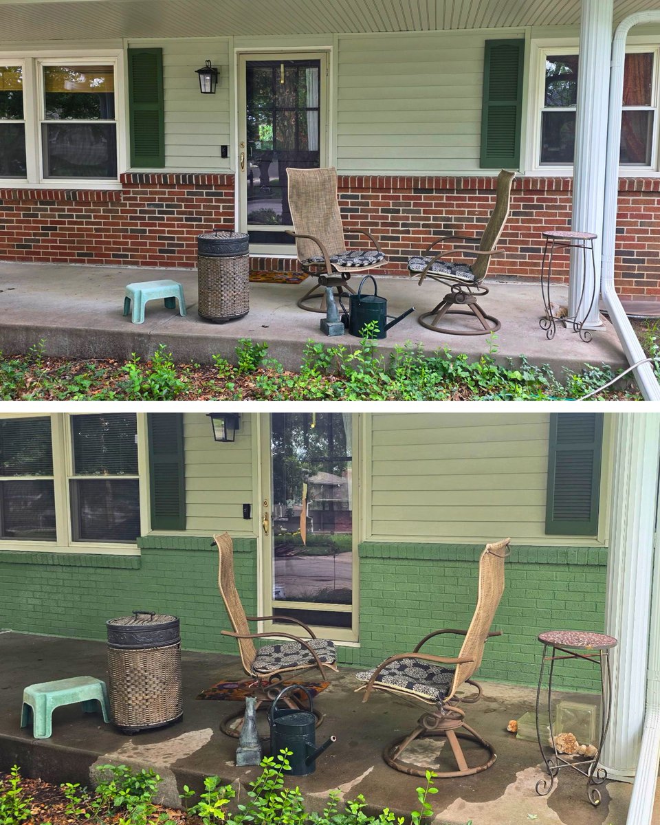 painterabsolute's tweet photo. Celebrating a fresh look this Fourth of July with a brick stain that ties it all together.🎆

 #AbsolutePainting #ExteriorPainting #HomeRenovation #HomeImprovement #CurbAppeal #ExteriorDesign #HomeMakeover #LawrenceKS #KansasHomes https://t.co/BCZx324ZjS