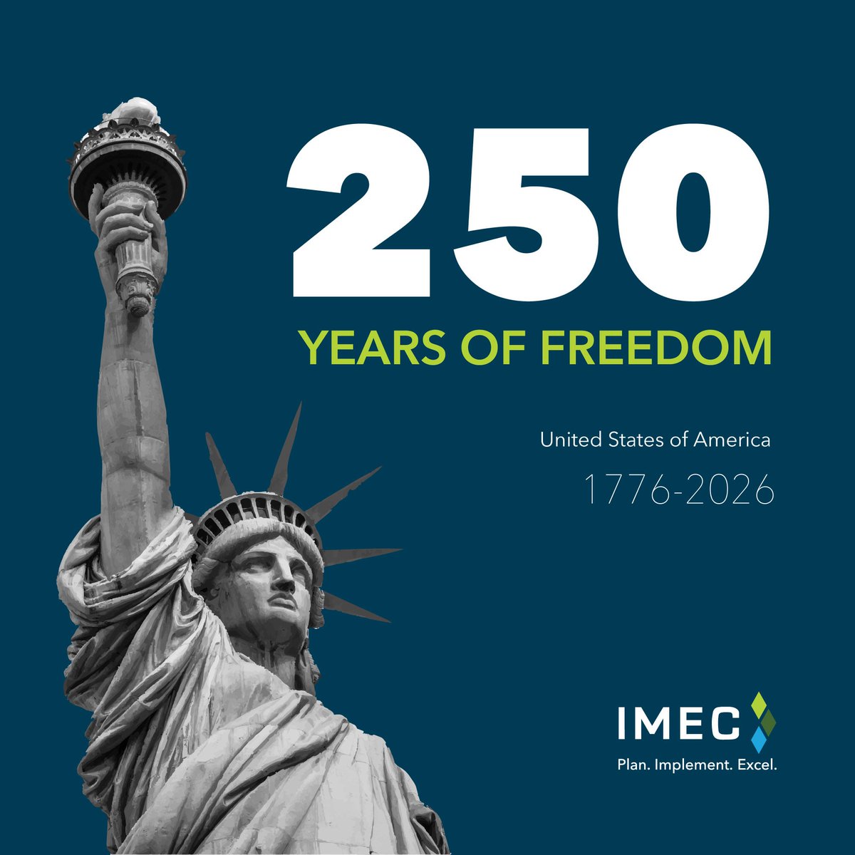 IMECillinois's tweet photo. Happy Independence Day! We honor 250 years of freedom, resilience, and progress. We are proud to support that enduring spirit by helping Illinois manufacturers grow, strengthen their communities, and contribute to a thriving economy.

#July4 #America250 #IllinoisManufacturing https://t.co/ihxSO4S6rk