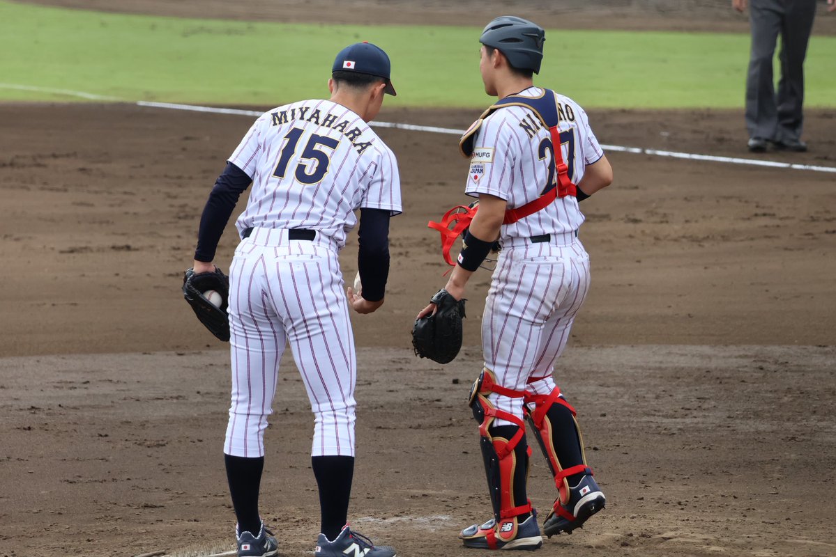 ToranokoV's tweet photo. 大学日本代表
立命館大学  西野啓也④(高知)

今日は途中出場でマスクを被ると、同じ関西学生でしのぎを削る宮原とのバッテリーを組むことに！
強力な捕手陣ですが、割って入るだけのポテンシャルのある捕手だと思います、頑張れ〜🔥 https://t.co/xVXxPrQWXA