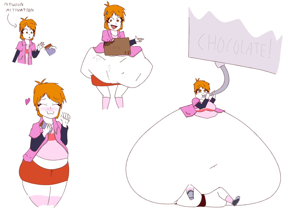 zufosk's tweet photo. Comm: Nagisa Misumi and her chocolate addiction! https://t.co/iggBq0HcCL