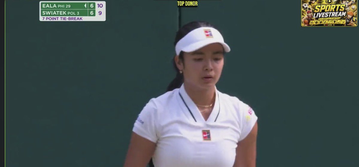 lilyganados's tweet photo. Potangena. Alex takes the 1st set. Best set of the tournament! Ansaveh! https://t.co/5JLvs596Mf