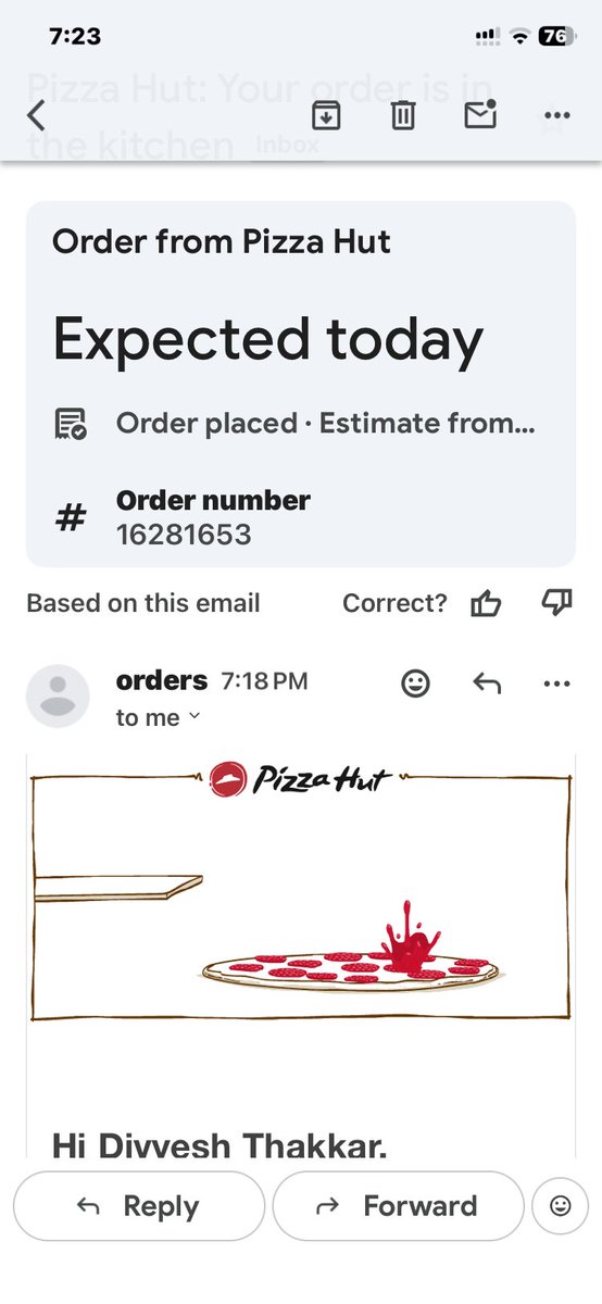 DivyeshThakkar1's tweet photo. @pizzahut @PizzaHutIN 
After Order Confirmation and Receiving Order Number The Order was Cancelled by the Store operator called me asked to order by Zomato @pizzahut @PizzaHutIN  I Demand Action against the Store operator https://t.co/r1NqHxpNVB