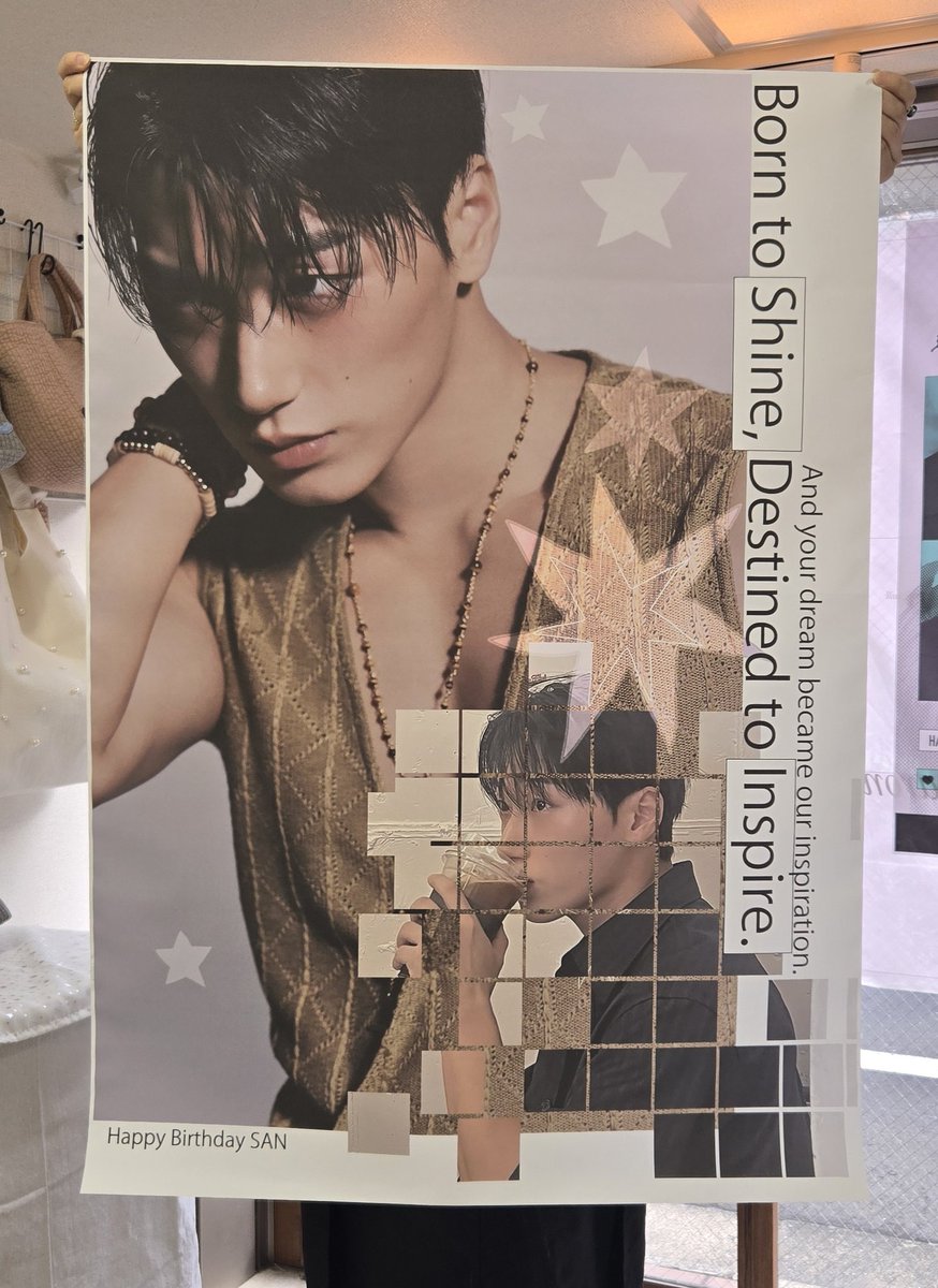 Ing_Cafe's tweet photo. 【プレゼント企画】
7/8-12 ATEEZ サン さんお誕生日イベントの素敵な垂れ幕を、当店をフォロー+こちらのポストをリポストして下さった方から1名様にプレゼント🎁
沢山のご参加お待ちしております♥
#SAN #산 #サン
#ATEEZ #アチズ
#センイルイベント https://t.co/Xr1yEHDQU4