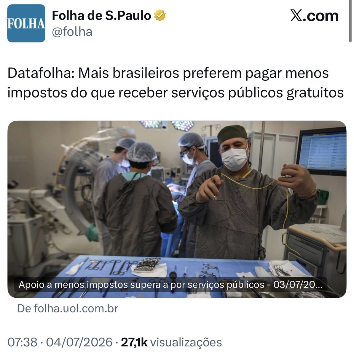 thaispsic's tweet photo. Não existe serviço público gratuito! https://t.co/26IKCbsIE3
