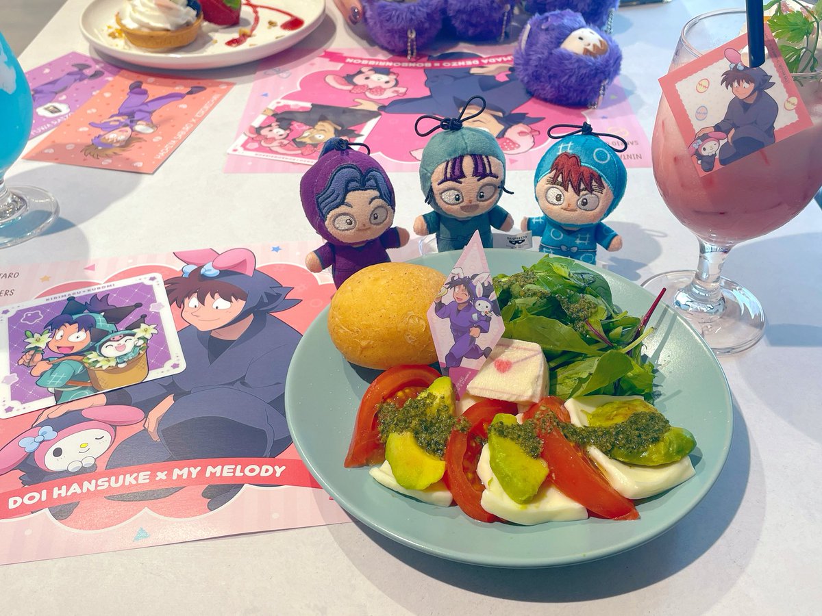 ap0r0_222's tweet photo. アモカフェの忍たまコラボ行ってきた✨
リバイバル嬉しい〜！！
妹と一緒だからメニュー挑戦できてありがたい…！後半も楽しみ😆 https://t.co/NsAiBxjE8F