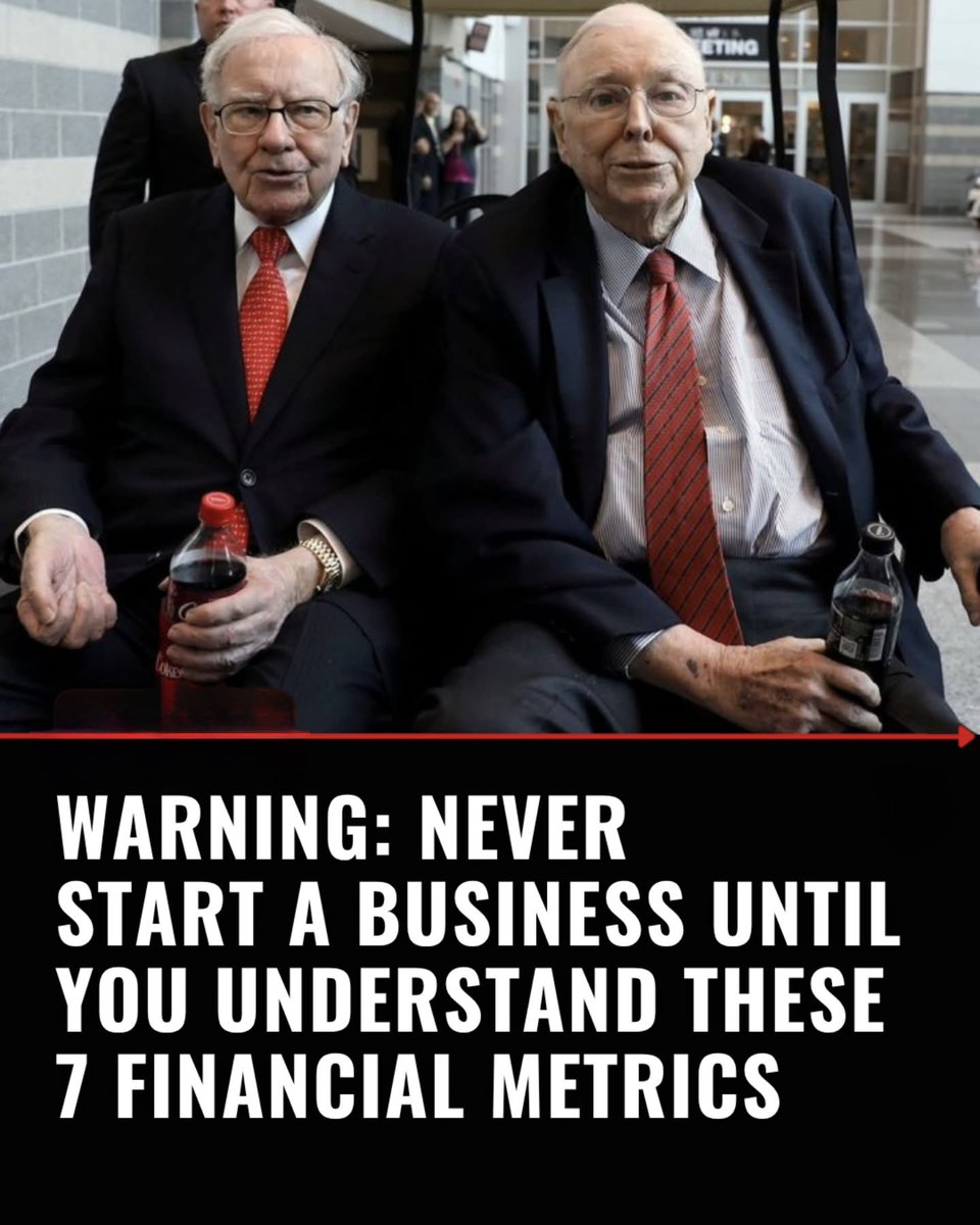 ImperialAssets7's tweet photo. Warning: Never Start a Business Until You Understand These 7 Financial Metrics.

-Thread- https://t.co/ryTDp6jtek