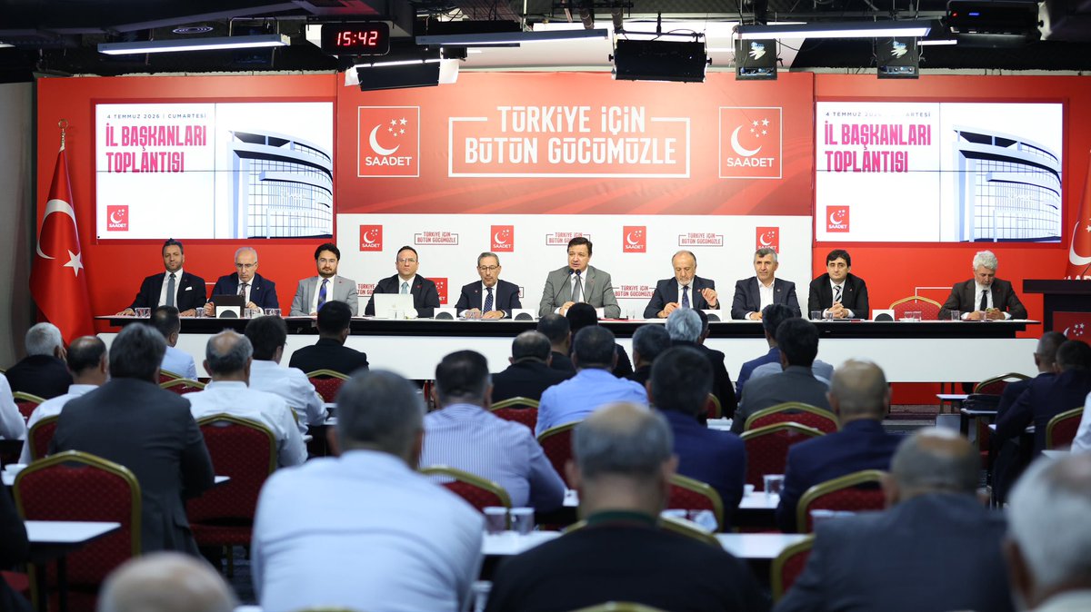 SaadetPartisi's tweet photo. İl Başkanları ve İl Müfettişleri Toplantımız, Genel Başkanımız Mahmut Arıkan’ın başkanlığında gerçekleştirildi. https://t.co/hq5pvw7DeY
