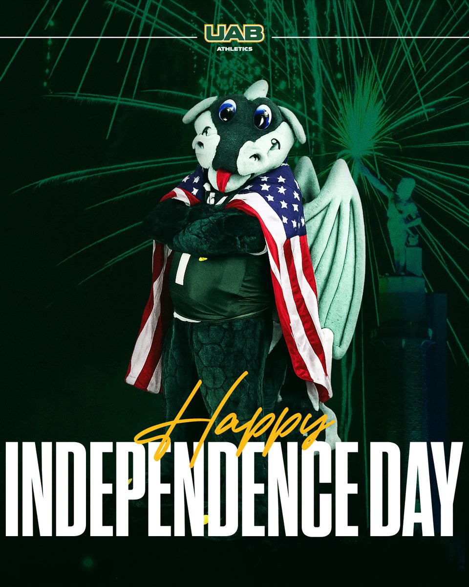 UAB_Athletics's tweet photo. 🇺🇸  𝐀 𝐇𝐀𝐏𝐏𝐘 𝟐𝟓𝟎 𝐅𝐎𝐑 𝐀𝐌𝐄𝐑𝐈𝐂𝐀! 🇺🇸 

#WinAsOne https://t.co/1kyav3YePL
