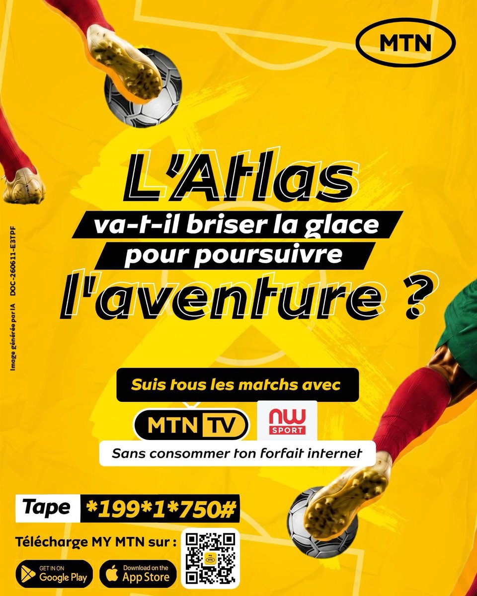 MTNBenin's tweet photo. 🫖 VS 🍁
Le thé est chaud.
La glace est froide.
Une seule chose va fondre ce soir : la défense adverse 😅⚽🔥
Rencontre à suivre sur New World SPORT, inclus dans MTN TV
👉 Télécharge vite et tape *199*1*750# ou active via MyMTN
#MTNBenin #MTNTV #NewWorldSport #FootballTime #ToutDonnerEnsemble