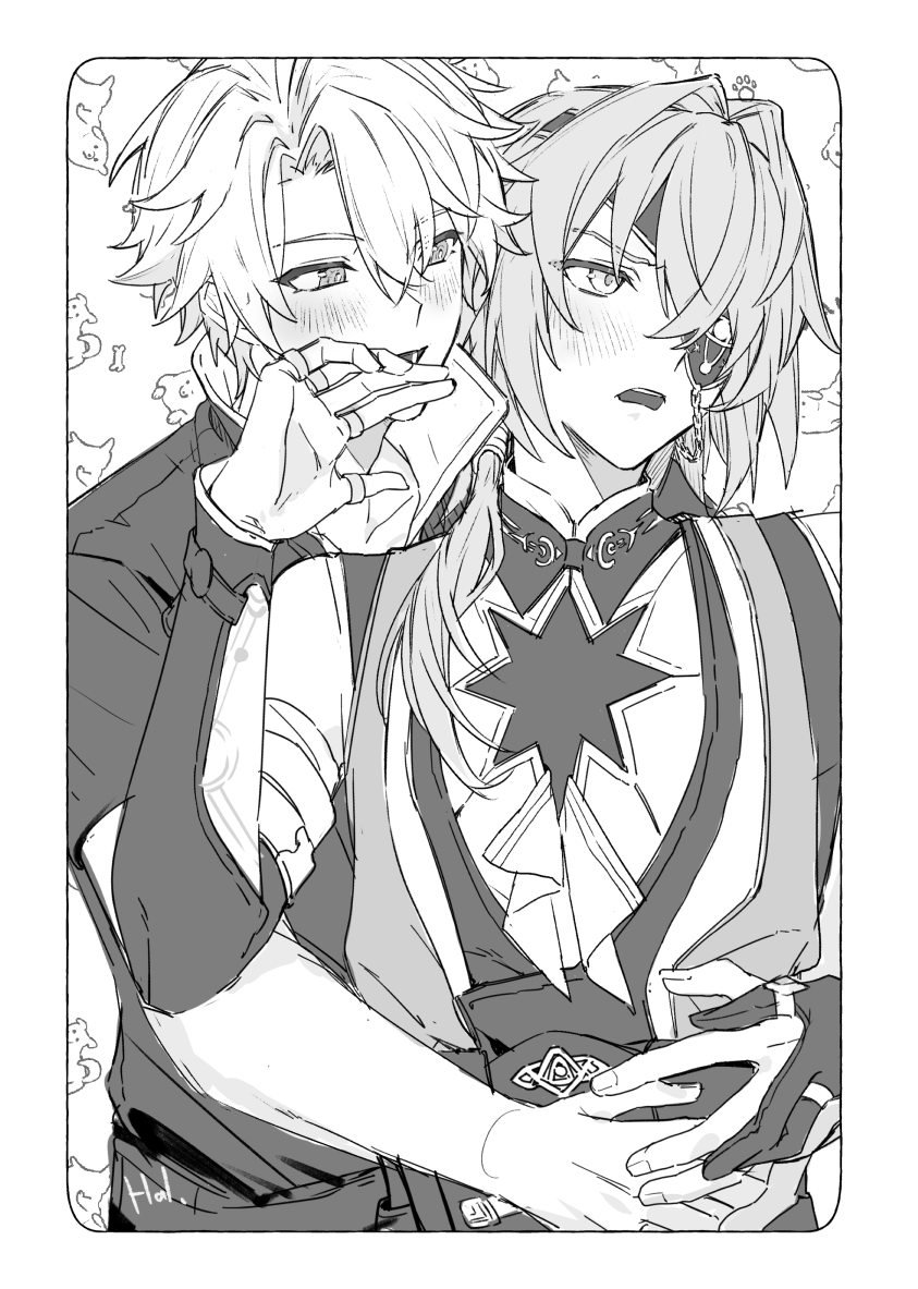 hal_7gkn's tweet photo. ちょっと前に２人の練習してた絵 https://t.co/rUmDeChAJW