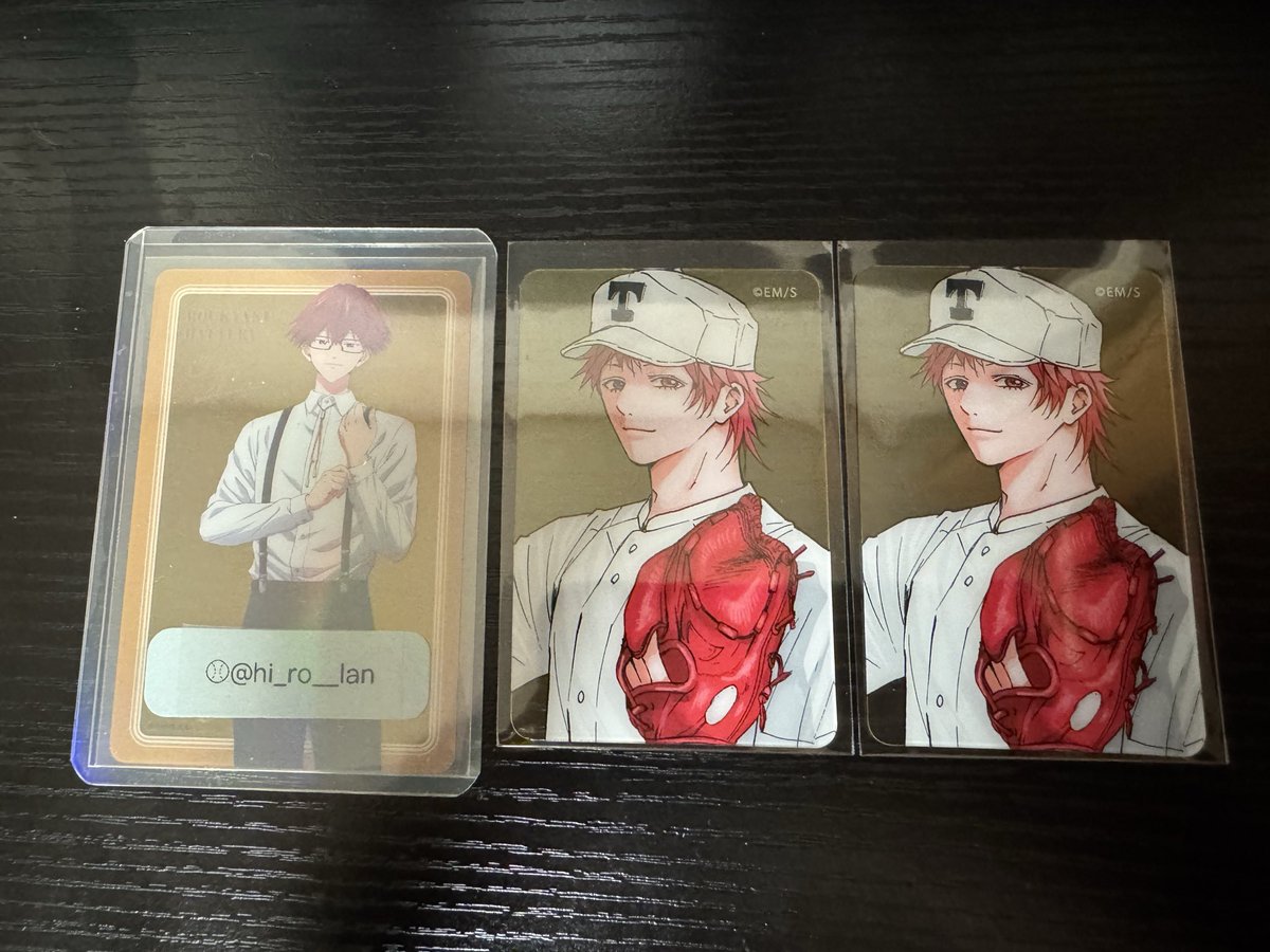 hi_ro__lan's tweet photo. @x117j88v はじめまして、フォロワー様のリポストからお声かけ失礼致します
当方、陽ノ本2枚所持しております
千早と2:2の交換お願いできないでしょうか？
💖は💕を同数お引き取りの方優先と記載されておりますので難しいとは思いますがご検討お願い致します https://t.co/N3kYi8xL7A