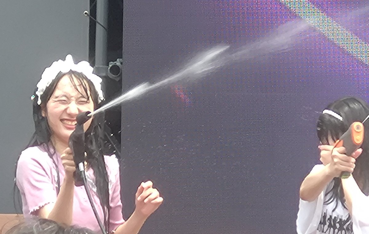 slipadeath's tweet photo. Summer day♪☀

楽しそうでよかった〜♪てか楽しかった😊
#いとのん #アイドルカレッジ候補生
#伊藤歌音　#アイカレ https://t.co/B363foWOik