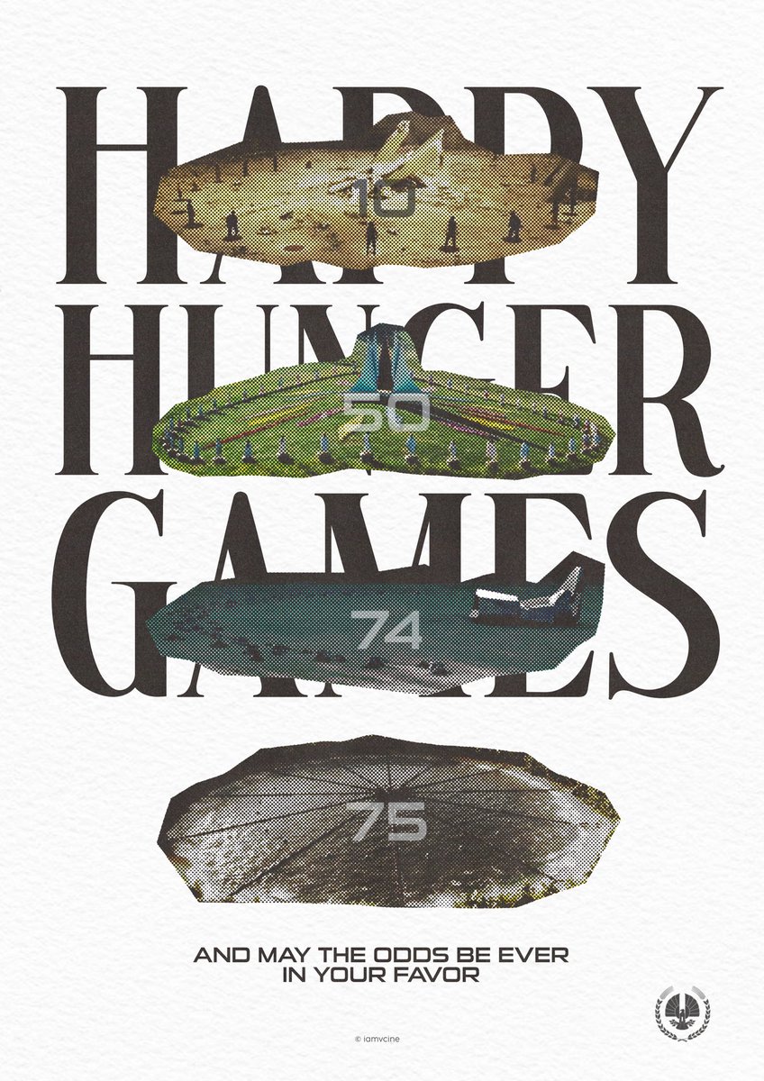 iamvcine's tweet photo. : happy #hungergames
and may the odds be ever in your favor https://t.co/Pr0f2OHjbj