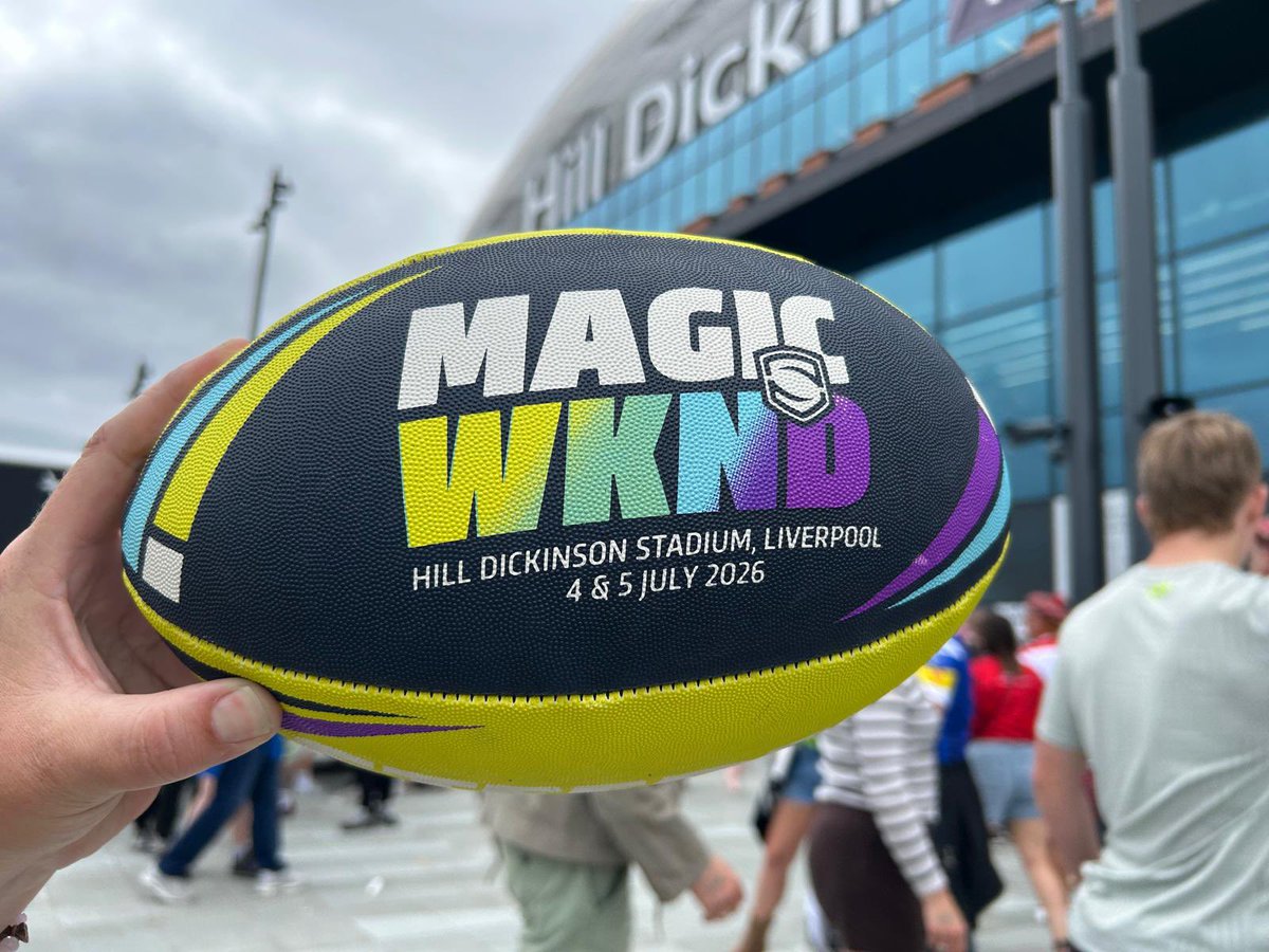 bbcmerseysport's tweet photo. π« #MagicWKND
π Hill Dickinson Stadium
π @LeighLeopardsRL π
πΊ @WarringtonRLFC
π @philmunnsradio hosts from 5pm
π» 95.8FM | DAB
πΊ Freeview channel 714
π§ @BBCSounds
#SLLeiWar #BBCRL https://t.co/FLL4f1WNbD