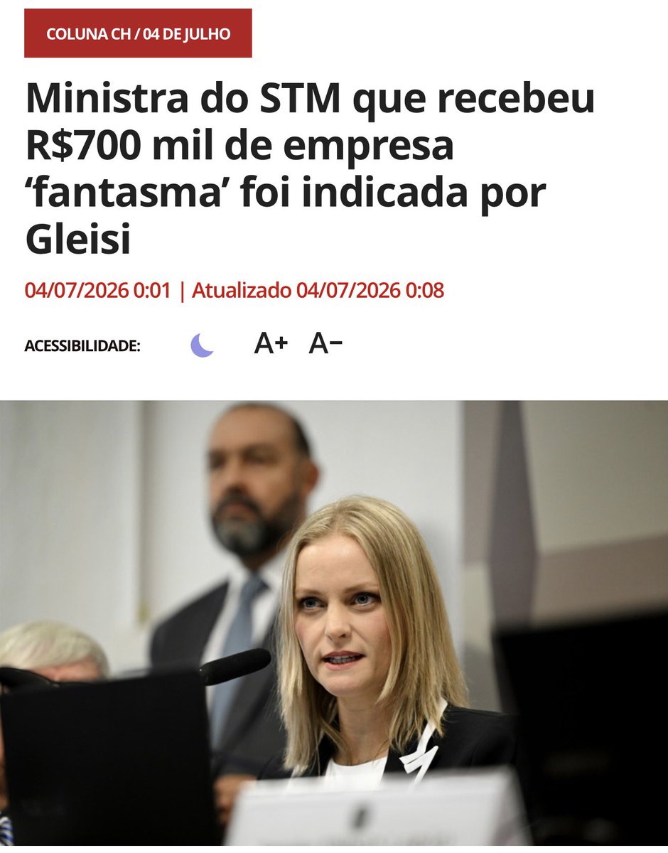 marcelobretas's tweet photo. Que absurdo!! Vários ministros de Tribunais superiores recebendo 💰 de empresas envolvidas com organizações criminosas.
O que fizeram com a Justiça do 🇧🇷? https://t.co/l5EnFn6yGJ