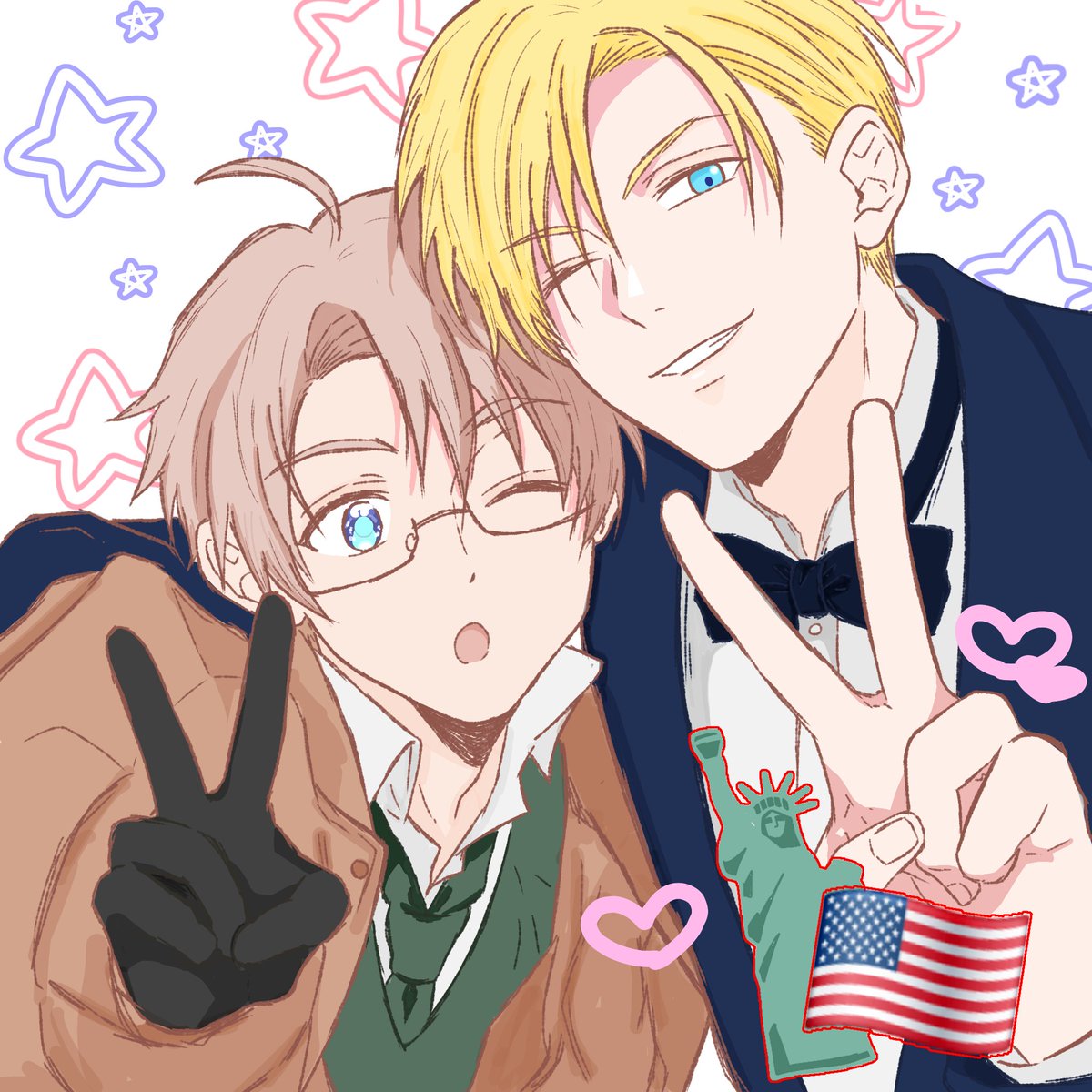 Kitty_zip10's tweet photo. 𝐀𝐦𝐞𝐫𝐢𝐜𝐚🇺🇸🎂
#アメリック誕生祭2026
#アルフレッド生誕祭2026 https://t.co/mW6ZRcqvFy