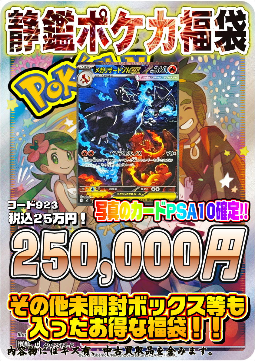 本格的な夏開始！ ポケカ福袋発売！】 25万のポケカ大入袋販売開始して