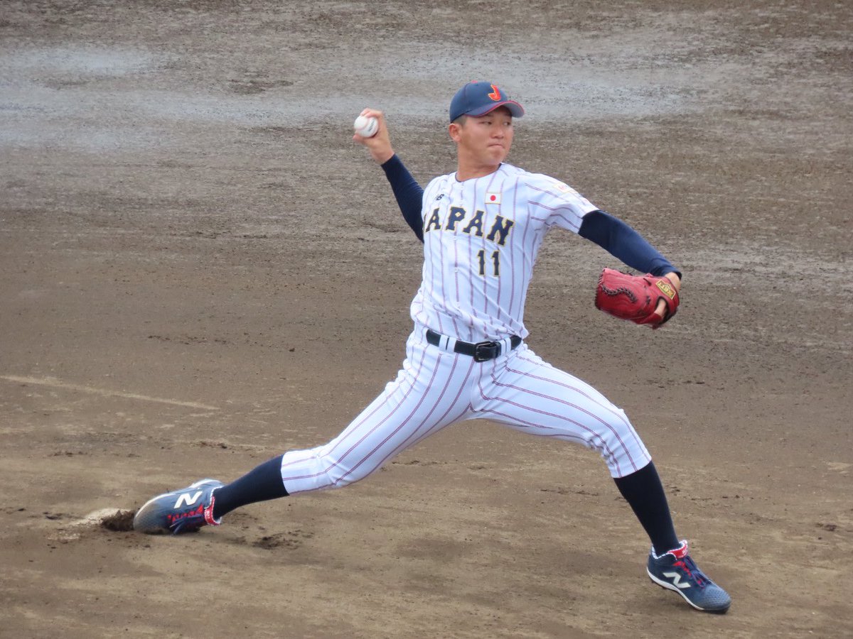 RT_DHJYGD's tweet photo. 侍ジャパン大学日本代表直前合宿🏟️ENEOSとの練習試合⚾️先発の鈴木泰成くん🤩3回無失点で球速も速く好投👍 https://t.co/WVbi1tvl0G