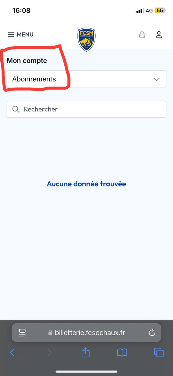 ValentinLahurte's tweet photo. @FCSM_officiel @Ligue2BKT Impossible pour moi de me réabonner, abonnement 2 saisons pris l’année dernière, et rien dans mon espace supporter, ni dans mon panier, ni dans la section « abonnement » et « facturation », besoin d’aide svp… 🙏🏻 https://t.co/GUmyfYSyBu