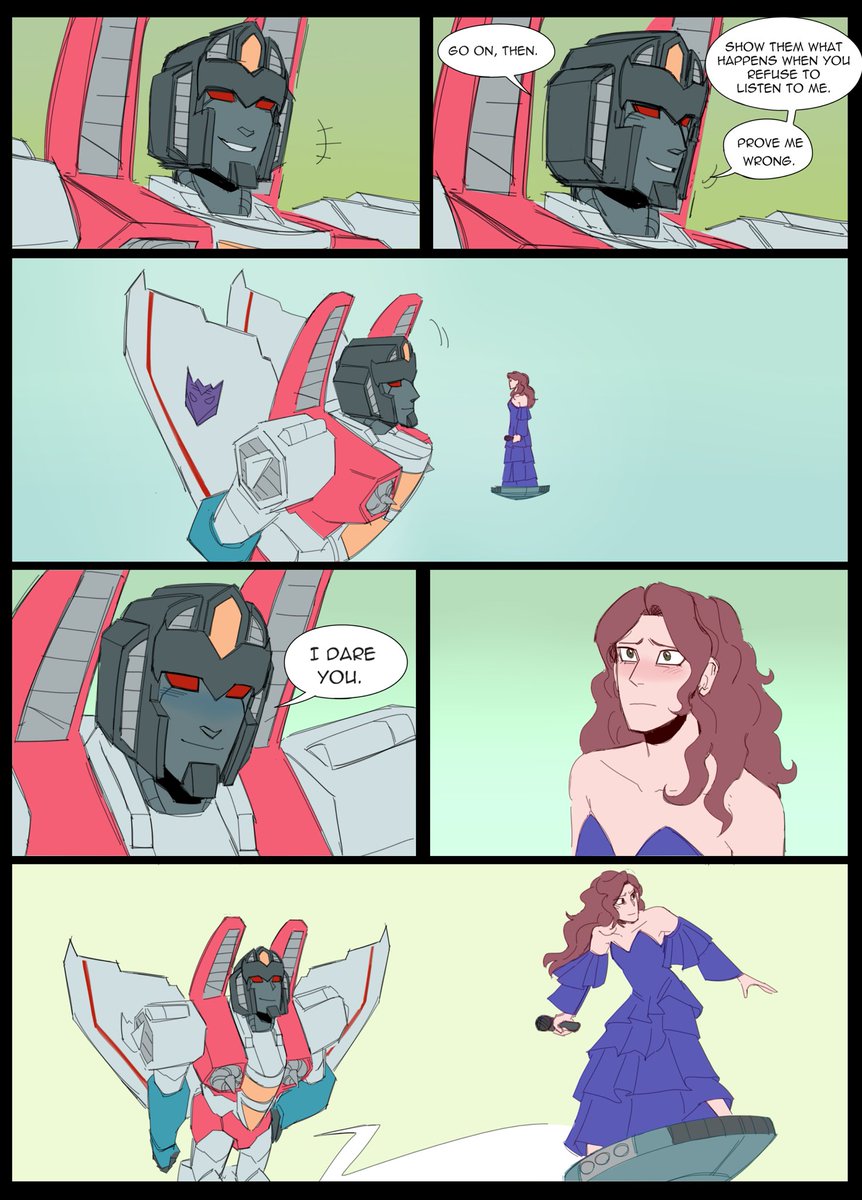mouseycometz's tweet photo. How to apologize without actually apologizing! Brought to you by…Starscream.

(🎨 by aleciosun)

#transformers #maccadam https://t.co/Df84XiAvn1