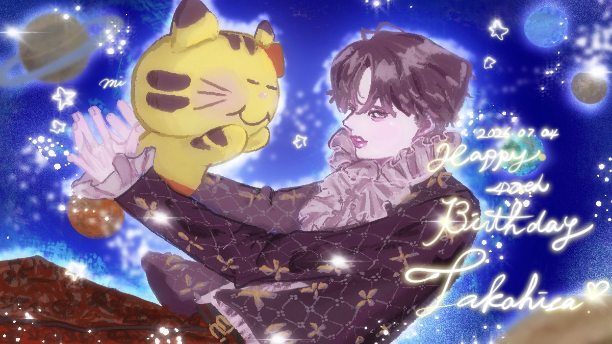 yakiniku_0727's tweet photo. 宇宙でいちばんぴかぴか輝く貴久さん🌟

幸せと愛で満たされる1年になりますように🪄💫

#増田貴久誕生祭2026
#1年に一度の魔法特別な日 
#HBDTakahisaMasuda2026 https://t.co/G2dcgKYsDB