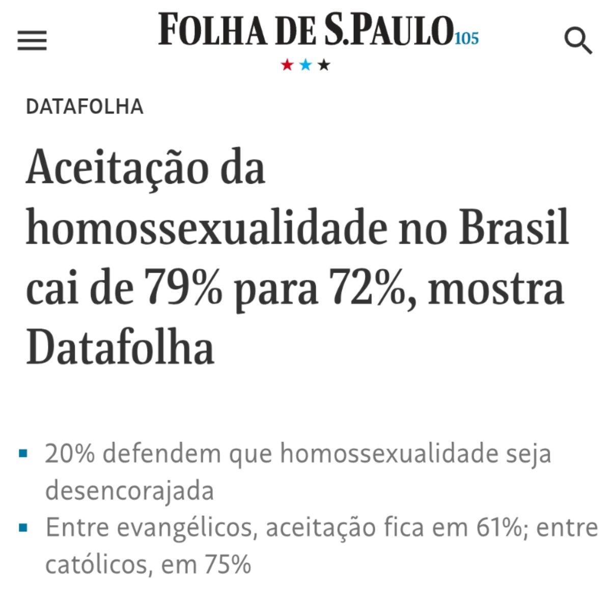 fabiofelixdf's tweet photo. A vivência da nossa homossexualidade não está condicionada a aprovação de terceiros. O que essa pesquisa revela é que a garantia dos nossos direitos não está dada. A luta pelo respeito à diversidade é constante e enfrentar a extrema-direita e o fundamentalismo é parte essencial dessa luta.