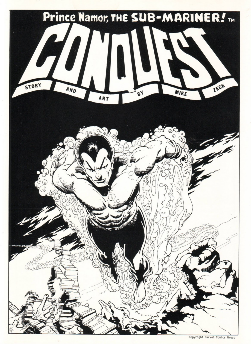 CraigZablo's tweet photo. Rarely Seen “Conquest” Written and Drawn by Mike Zeck! https://t.co/Apl6VZTzuo https://t.co/7Du4YltbDB