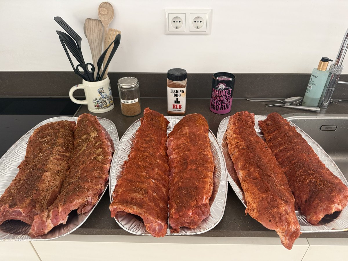 EddeHeus's tweet photo. #WhatIsOnTheBBQ Spareribs 3 smaken https://t.co/c0KMIeUKO9