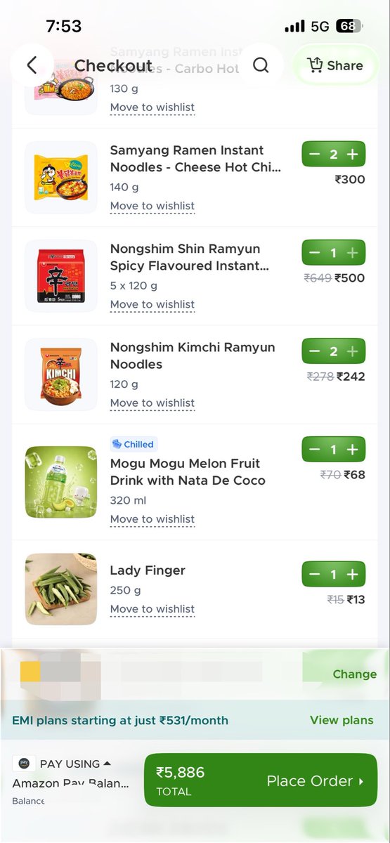 SpoilNeeti's tweet photo. Ordering groceries. Ya’ll know what to do https://t.co/KTRigFG29m