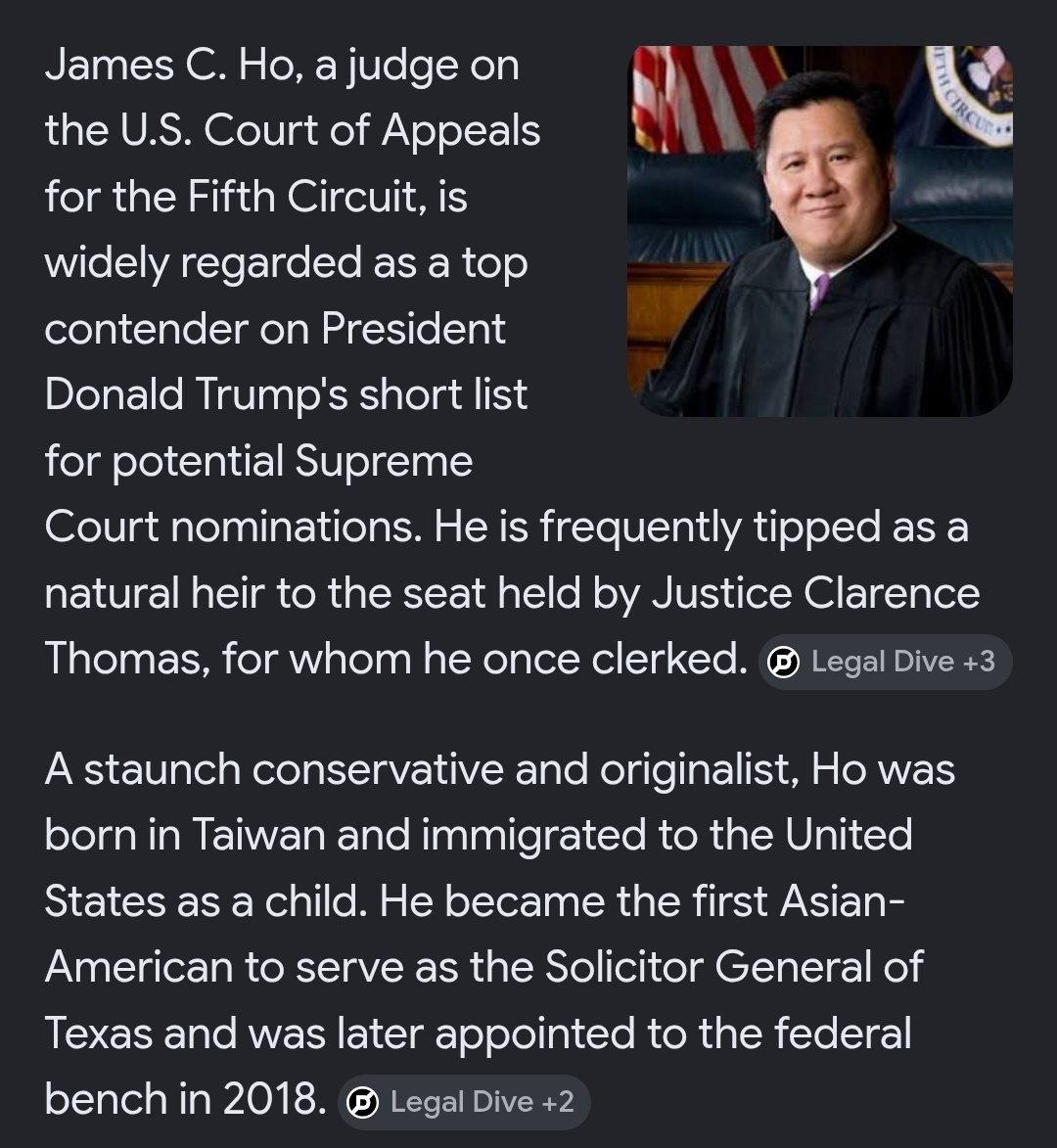 Rhinehold's tweet photo. @1pckt @AlexNowrasteh Again, debatable.   He is on Trump's short list for SC and clerked under Thomas.

I mean he lied several times in his dissent.  Some say 'misrepresented' but why mince words.

Lied about the purpose of the 14th, that congress knew the extent of it, and what jurisdiction  meant. https://t.co/3kEz0OHZSQ