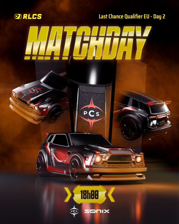 PCS_Original's tweet photo. 🔴 | ROCKET LEAGUE | ⚫️

DEUXIEME JOUR DU LCQ ! 🧨

On retourne sur le champ de bataille pour poursuivre ce qu’on a lancé 

@Wiiz_l_RL reprend la ligne de front 🗡️

🎙️ https://t.co/SEoSqTNxuZ

#PCSWIN ❤️🖤 https://t.co/SQ3ptNDNg5